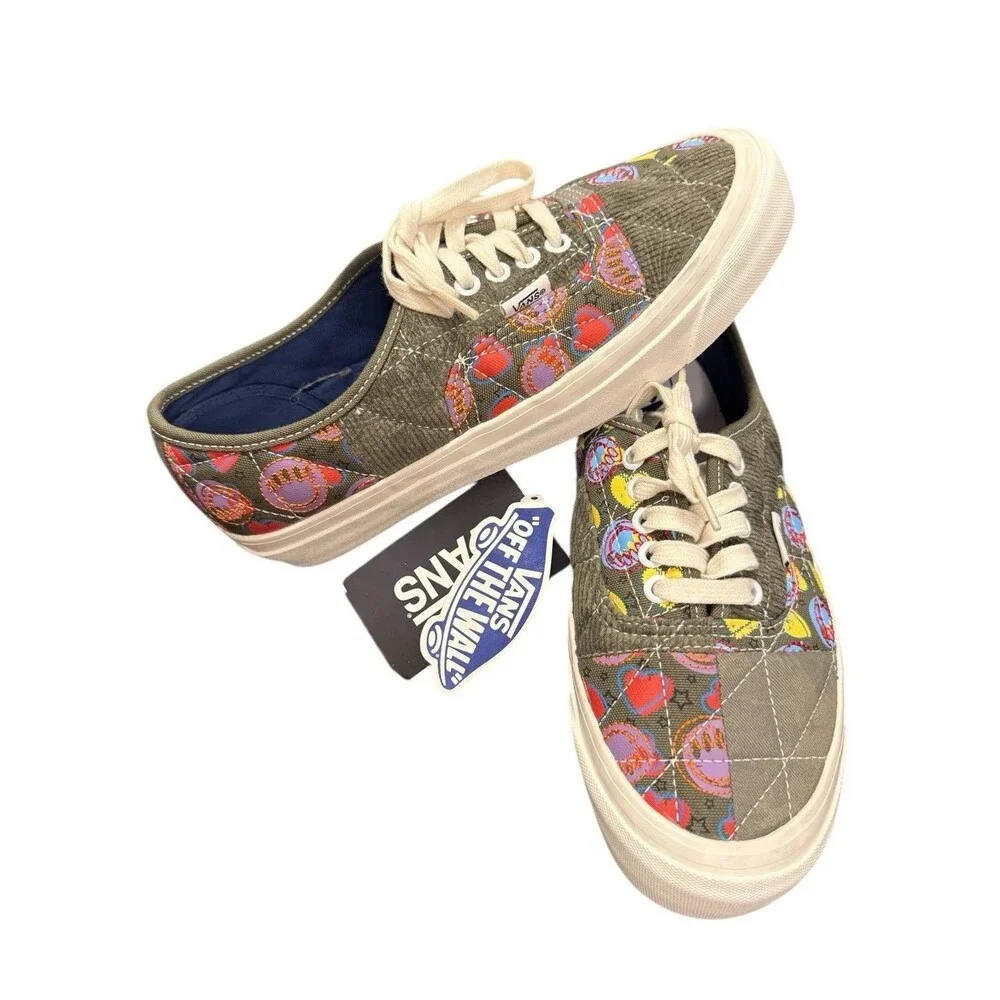 Vans Anaheim Positivity Patchwork Authentic‎ 44 Skate Shoes VN0A54F98F9 Mens 8